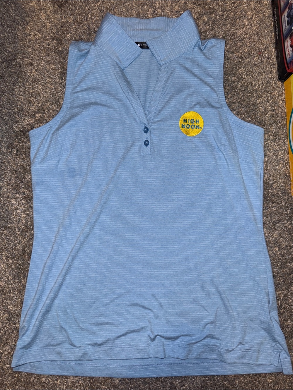 Women’s Light Blue High Noon Sleeveless Polo